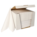 Product foto van Servetten papier wit set van 100 40x40cm 1/4 vouw ROYAL Collection