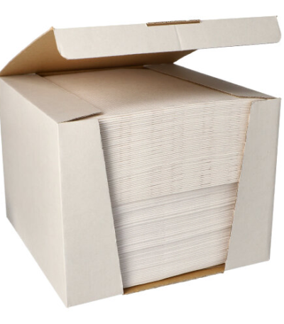 Product foto van Servetten papier wit set van 100 40x40cm 1/4 vouw ROYAL Collection