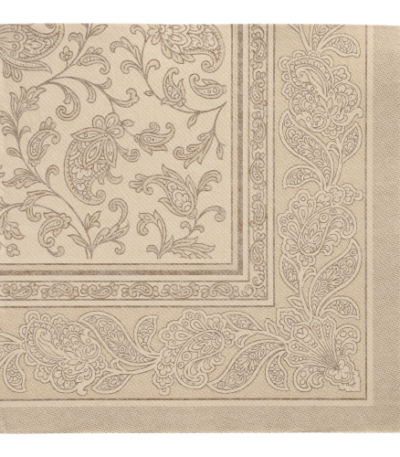 Product foto van Servetten papier zand set van 50 40x40cm Royal Collection