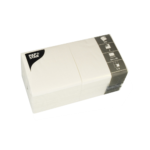 Product foto van Servetten wit 3-laags 1/4 vouw set van 200 24x24cm