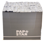 Product foto van Shake rietjes papier zwart set van 135 Ø 8mm 25cm