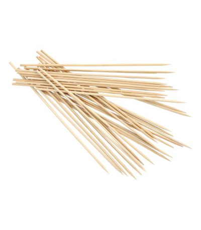 Product foto van Sjasliekstokjes bamboe set van 1000 3mm 20cm pure