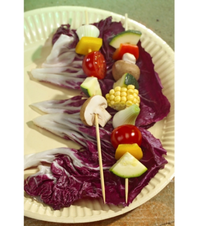 Product foto van Sjasliekstokjes bamboe set van 200 Ø 2.5mm 20cm pure