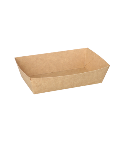 Product foto van Snackbakjes karton bruin set van 50 3