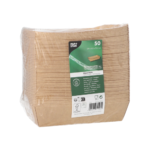 Product foto van Snackbakjes karton bruin set van 50 38x85x155mm Pure