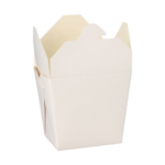 Product foto van Snackbox papier hoekig wit set van 50 470ml ASIA
