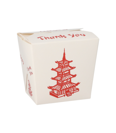 Product foto van Snackbox suikerriet hoekig wit set van 50 470ml Temple