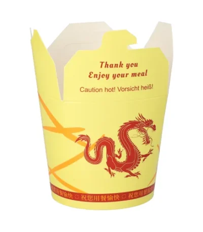 Product foto van Snackbox suikerriet rond set van 50 750ml Dragon