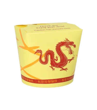 Product foto van Snackbox suikerriet rond set van 50 750ml Dragon