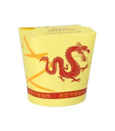 Product foto van Snackbox suikerriet rond wit set van 50 550ml Dragon ASIA