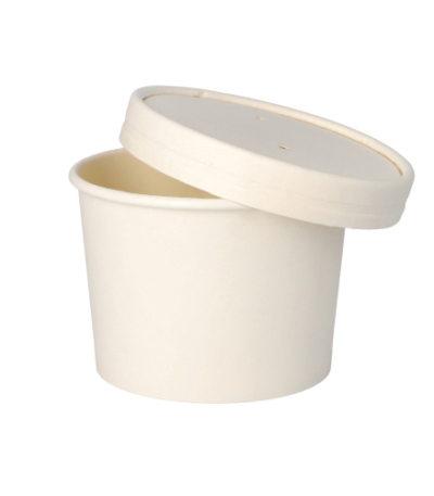 Product foto van Soepkommen karton wit set van 50 350ml To Go