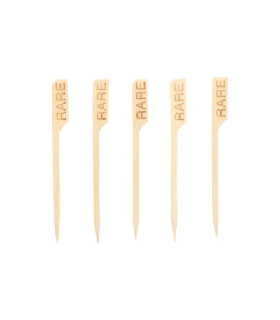 Product foto van Steak-Markers papier RARE set van 250 9cm Pure