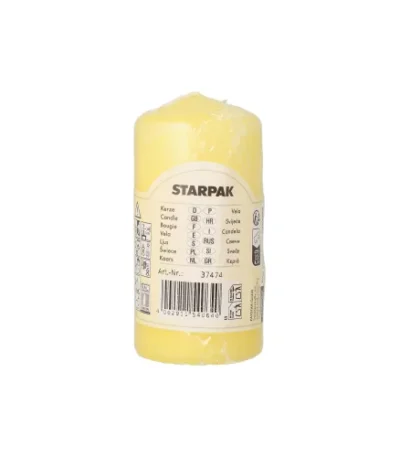 Product foto van Stompkaarsen citronengelb set van 1 Ø 50mm 100mm