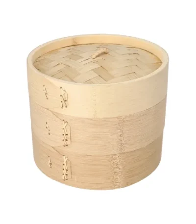 Product foto van Stoommandje bamboe ASIA 3-delig Ø 18cm