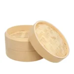 Product foto van Stoommandje bamboe ASIA 3-delig Ø 21cm x 13