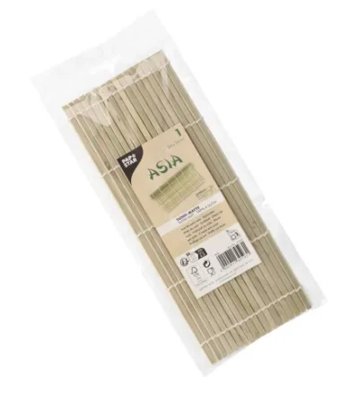 Product foto van Sushimat bamboe groen 24x24cm ASIA