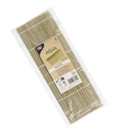 Product foto van Sushimat bamboe groen 27cm x 27cm ASIA