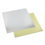 Product foto van Taartonderlegger hoekig goud/zilver 0