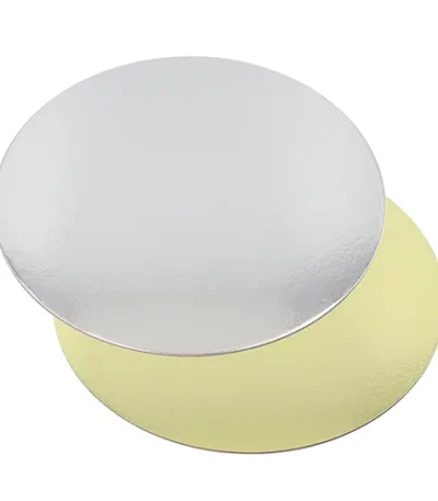Product foto van Taartonderlegger rond goud/zilver set van 25 Ø 30 cm 0