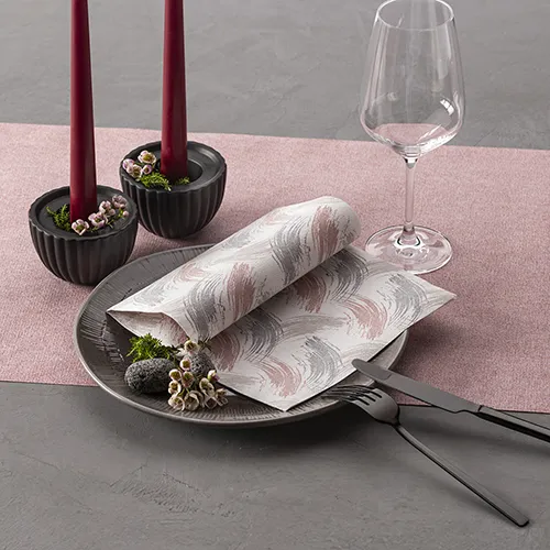 Product foto van Tafelkaarsen 30 stuks bordeaux 21mm 19