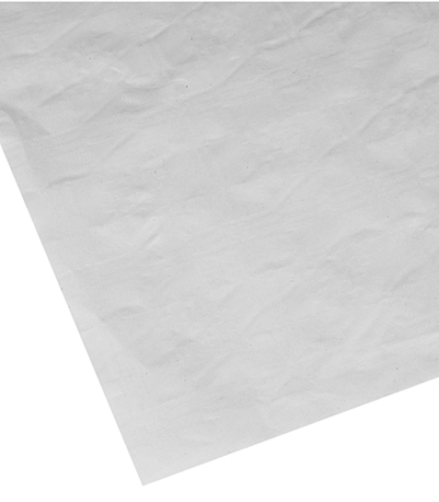 Product foto van Tafelkleden papier wit 250 stuks 70x60cm damastprint