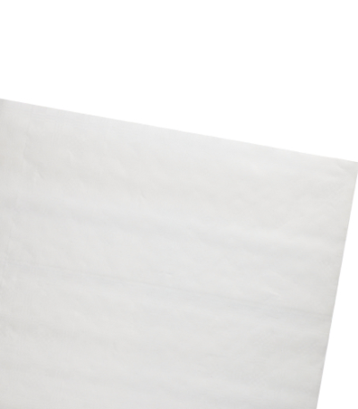 Product foto van Tafelkleden papier wit 250 stuks 70x60cm damastprint