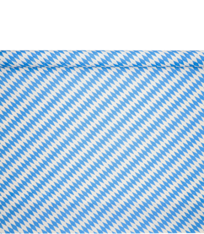 Product foto van Tafelkleed papier met damastprint 10 m x 1 m "Beiers blauw"