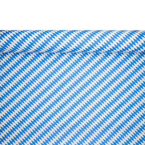 Tafelkleed papier met damastprint 50 m x 1 m "Beiers blauw" Product foto van Tafelkleed papier met damastprint 50 m x 1 m "Beiers blauw"