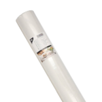 Product foto van Tafelkleed papier met damastprint 50 m x 1 m wit