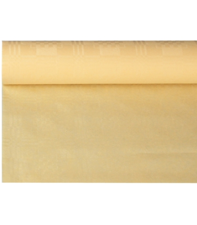 Product foto van Tafelkleed papier met damastprint 8 m x 1