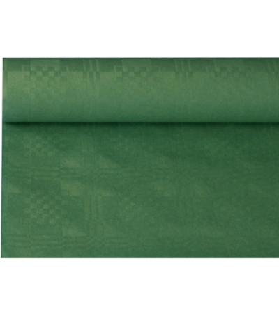 Product foto van Tafelkleed papier met damastprint 8 m x 1