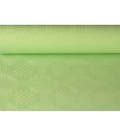 Product foto van Tafelkleed papier pastelgroen 8m x 1