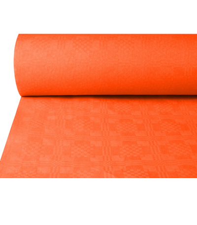 Product foto van Tafelkleed papier terracotta 50 m x 1 m
