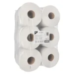 Product foto van Universele poetsrollen micro-embossing wit 6 rollen 300m