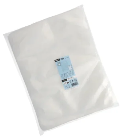 Product foto van Vacuümzakjes PA/PE kookkwaliteit transparant 100 stuks 40x30cm 80my Sous Vide
