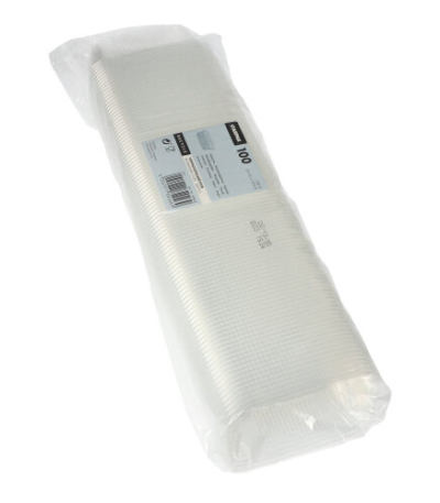 8 cm transparant set van 100