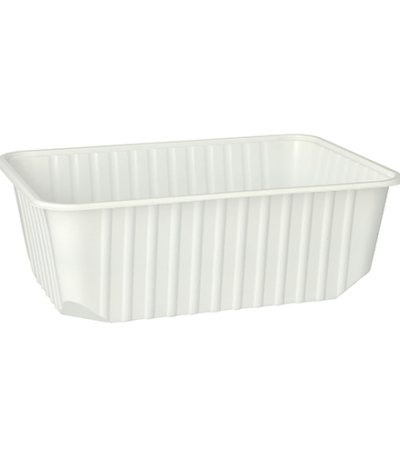 Product foto van Verpakkingsbekers PP wit set van 50 1l