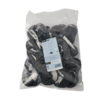 Product foto van Voetjes voor glazen zwart groot rond set van 50 6