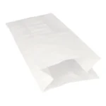 Product foto van Warmhoudzakken papier wit set van 100 28x13x8cm met PE-inleg