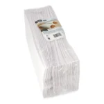 Product foto van Warmhoudzakken papier wit set van 100 28x13x8cm met PE-inleg