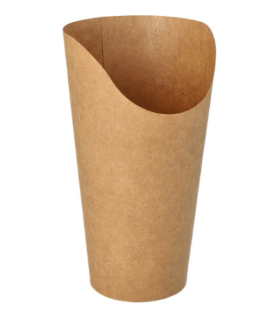 Product foto van Wrapbekers karton bruin set van 50 590ml