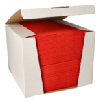 Product foto van 100 Servetten "ROYAL Collection" 1/4 vouw 40 cm x 40 cm rood