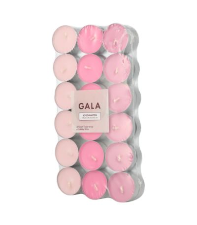 Product foto van 36 "GALA" Geurkaars Ø 3