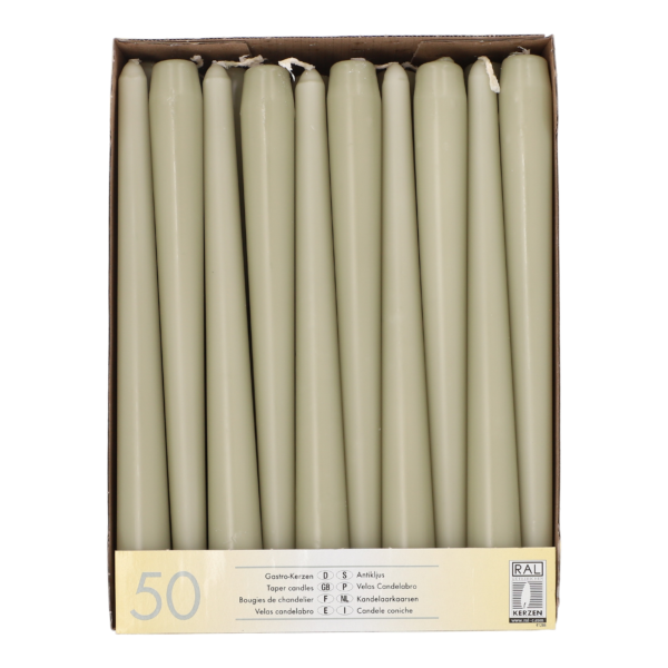 Product foto van 50 Kandelaarkaarsen Ø 2