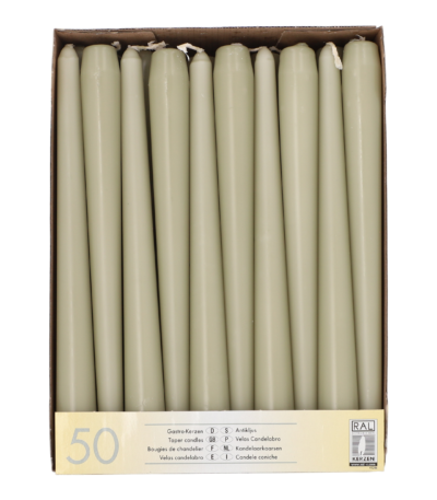 Product foto van 50 Kandelaarkaarsen Ø 2