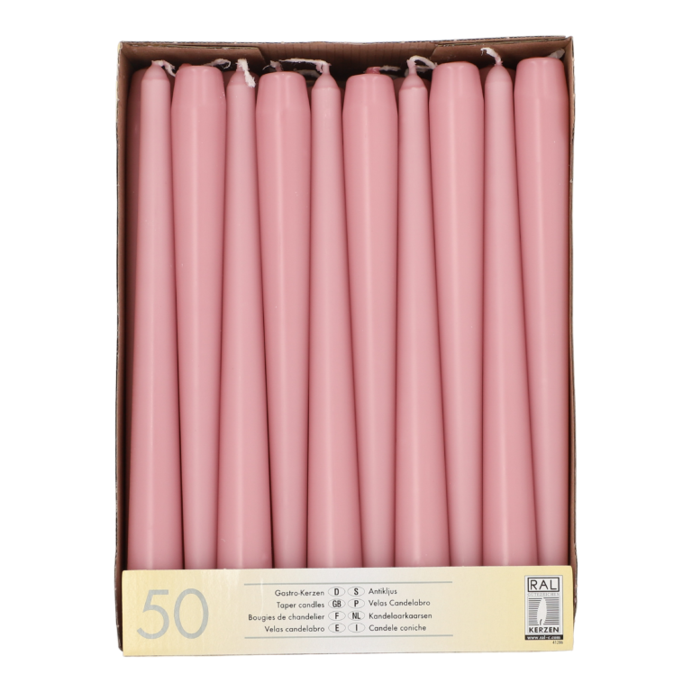 Product foto van 50 Kandelaarkaarsen Ø 2