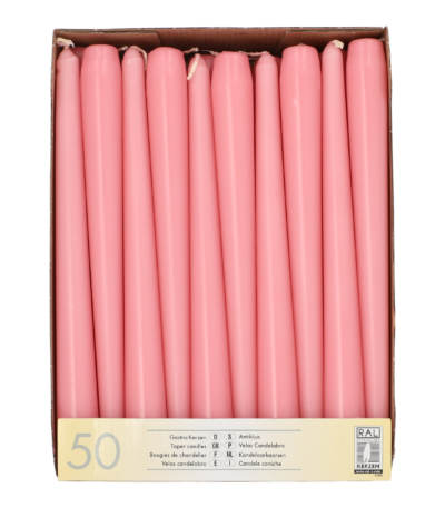 Product foto van 50 Kandelaarkaarsen Ø 2