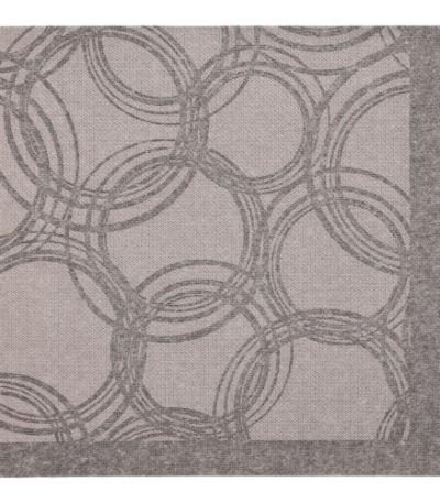 Product foto van 50 Servetten "ROYAL Collection" 1/4 vouw 40 cm x 40 cm grijs "Bubbles"