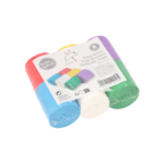 Product foto van 6 Rollen Crêpeband 10 m x 5 cm assorti kleuren watervast