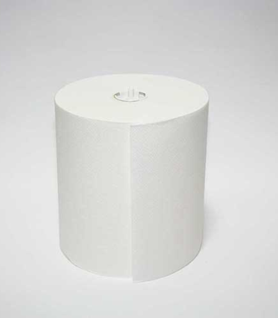 Product foto van 6 Rollen Rol-systeem papieren handdoekrollen Ø 20 cm · 140 m x 20